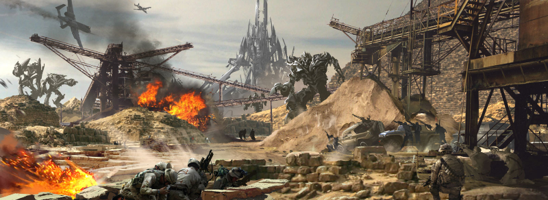 Illustration for article titled A Haunting Alien Cathedral, From Transformers 2 Concept Art